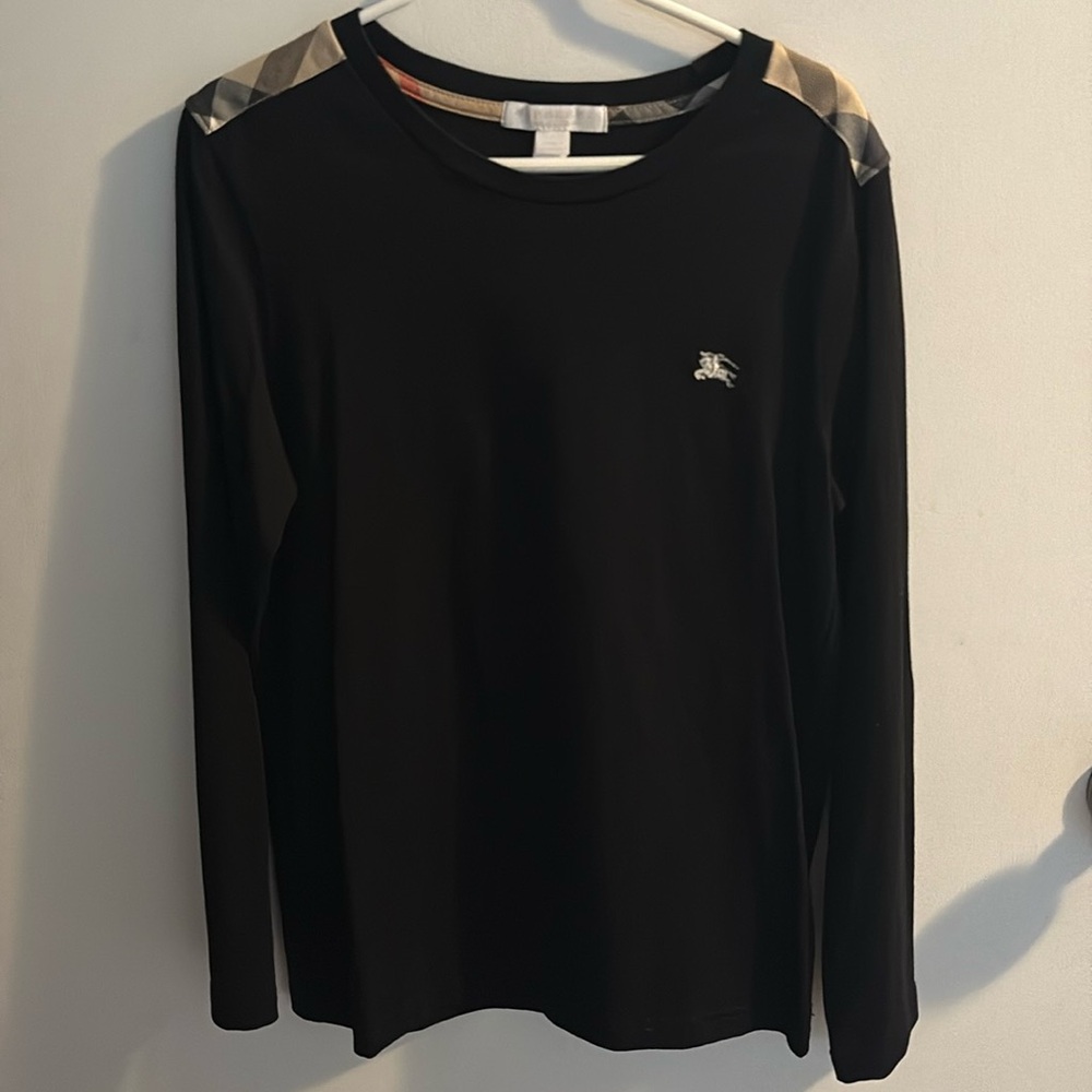 Burberry boys size 10 long sleeve shirt